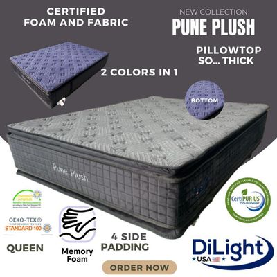 DL-QUEEN-PUNE PLUSH PILLOW TOP MATTRESS