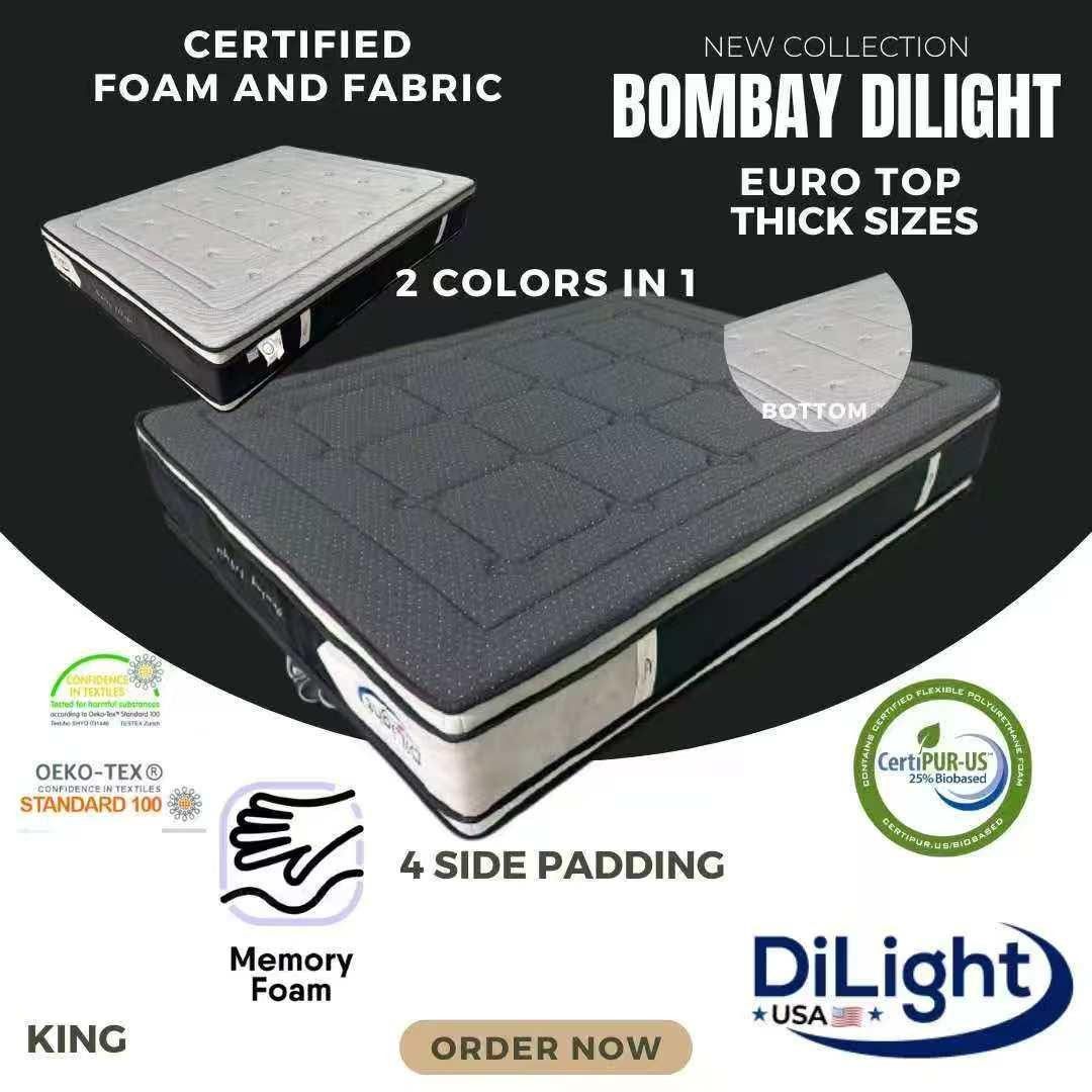 DL-KING-BOMBAY 2 SIDE EUROTOP DILIGHT MATTRESS
