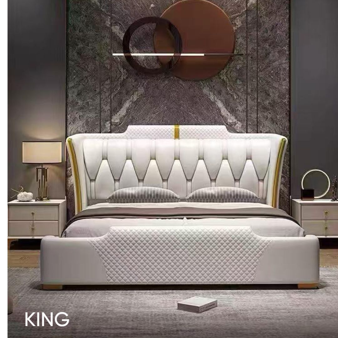 BSK-4888-KB KING BED SET (GREY)