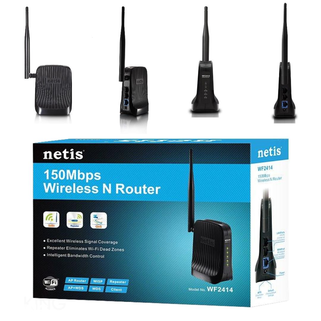 WF2414 NETIS 150MBPS WIRELESS N ROUTER