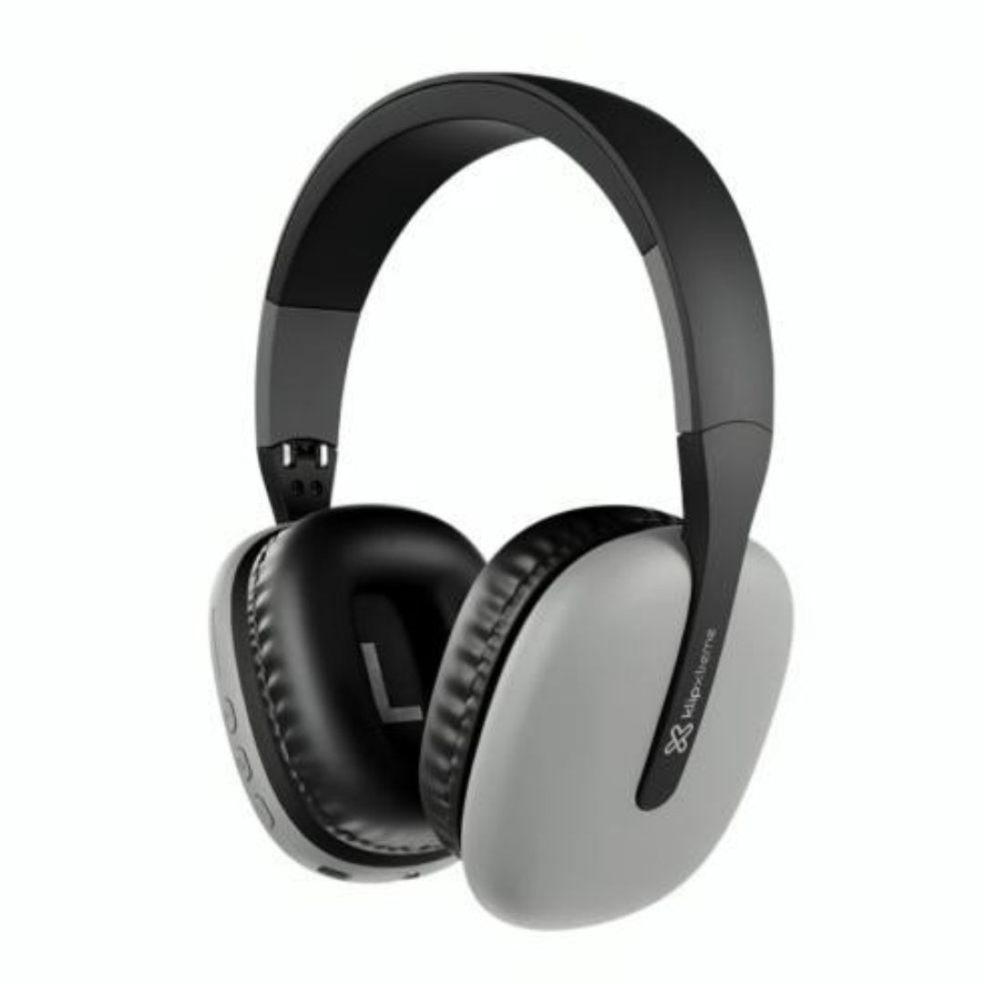 Klip Xtreme - KWH-010GR - Headphones - For Home audio / For Portable electronics / For Professional audio / For Cellular phone - Wireless - 25Hrs - Gray - BT