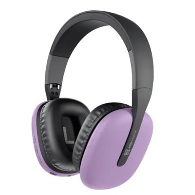 KWH-010PR  Klip Xtreme - KWH-010PR - Headphones - For Home audio / For Portable electronics / For Professional audio / For Cellular phone - Wireless - 25Hrs - Purple - BT