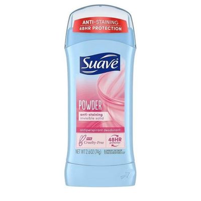 SUAVE POWDER ANTI-STAINING ANTIPERSPIRANT DEODORANT (74G)