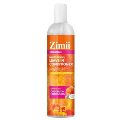 ZIMII MOISTURE RICH LEAVE-IN CONDITIONER COCONUT &amp; HIBISCUS OIL 236ml/8Oz