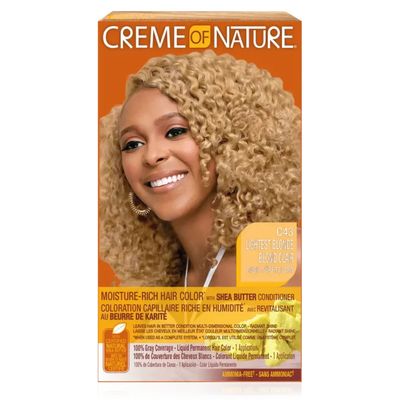 CREME OF NATURE HAIR COLOR #C43 LIGHTEST BLONDE WITH SHEA BUTTER