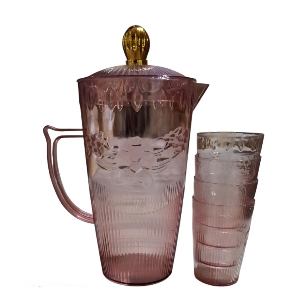 JB-09-50 5PCS PLASTIC JUG &amp;  CUP