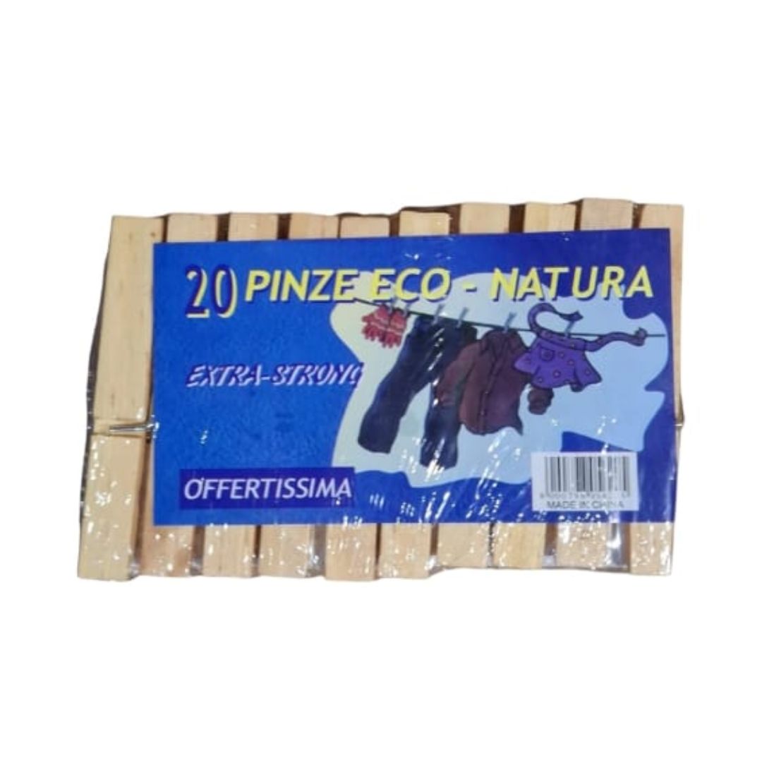 JB 124-28 20PCS WOODEN CLOTHES PIN
