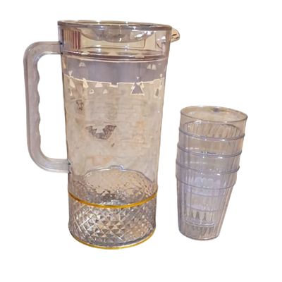 JB-09-49 5PCS HARD PLASTIC JUG &amp; CUP