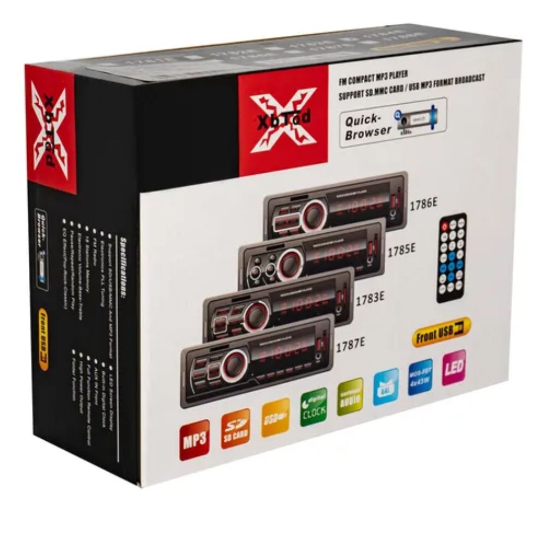 JB-19-02 SHENG BA CD CAR RADIO 2USB/ BLUETOOTH