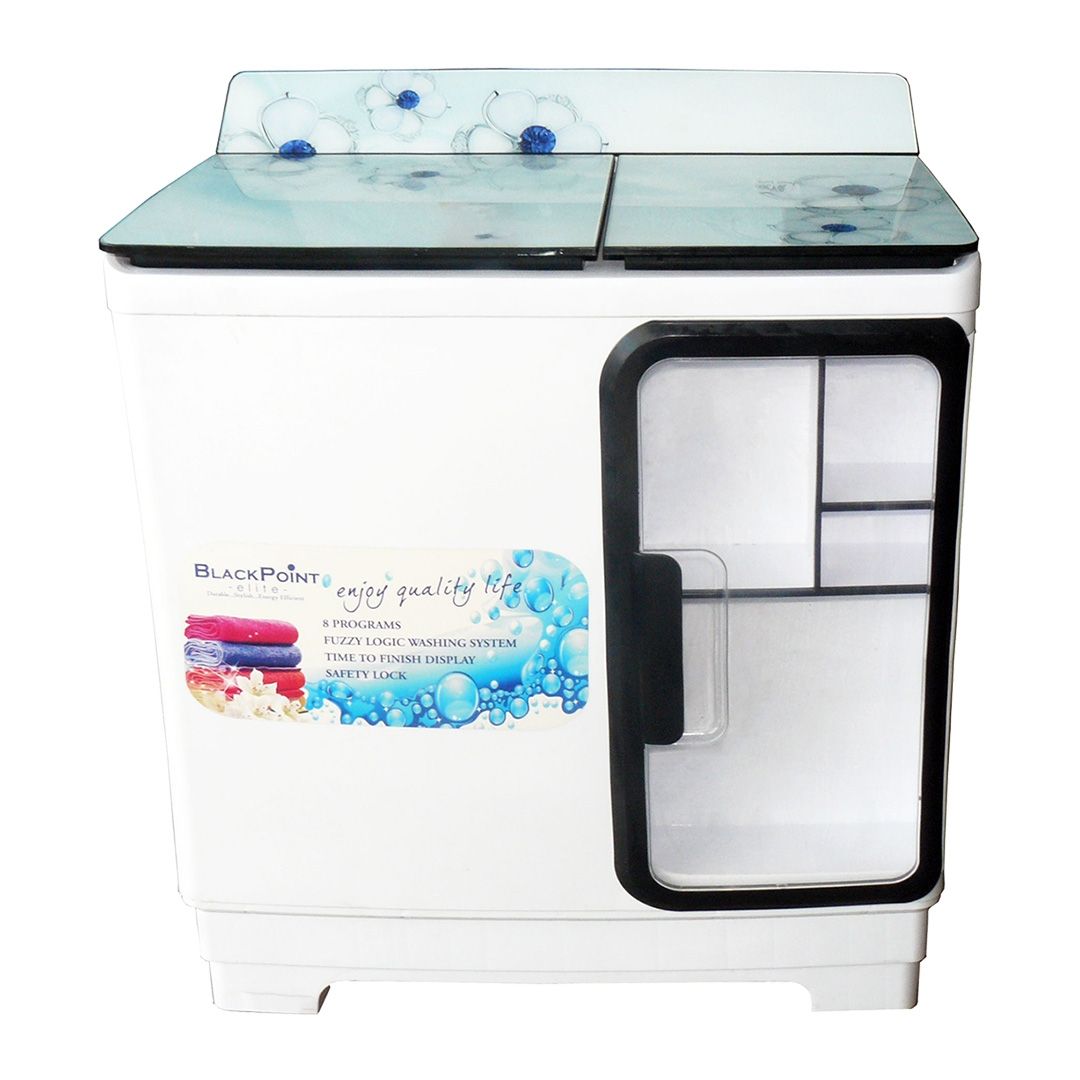 BP15TTW-ST-GL-BP BLACKPOINT TWIN TUB--STEEL DRUM &amp; BIG CABINATE --BLUE PERL