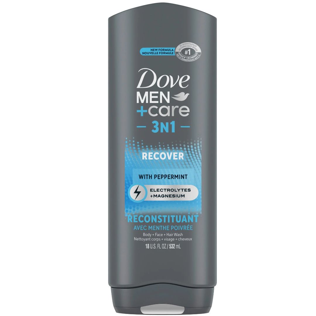 DOVE MEN + CARE 3N1 RECOVER WITH PEPPERMINT  532 ML