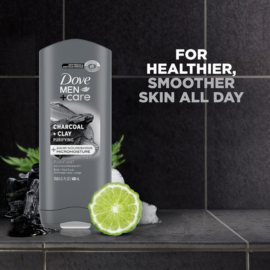 DOVE MEN + CARE  CHARCOAL + CLAY PURIFYING  532ML