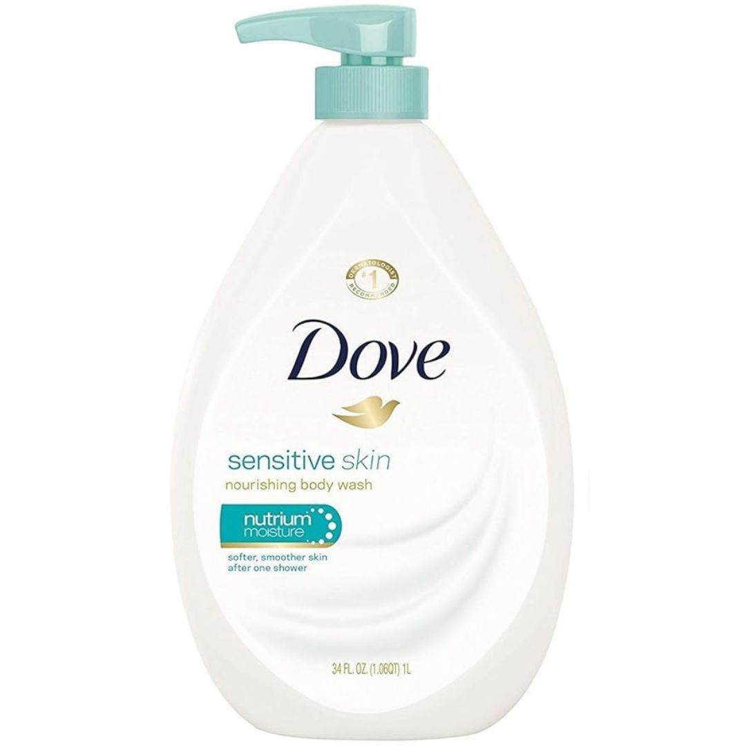 DOVE SENSITIVE SKIN HYPOALLERGENIC BODY WASH  905ml