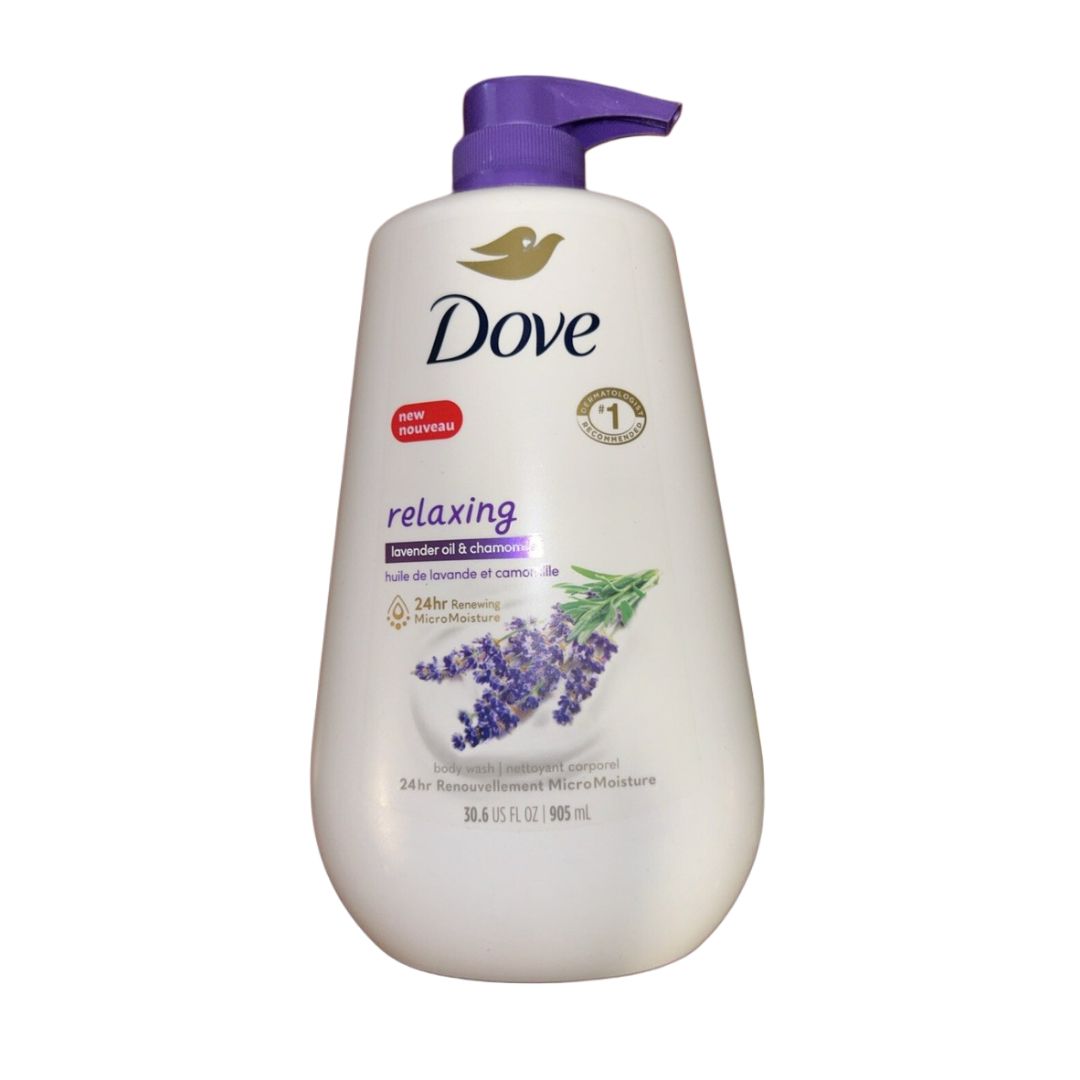 DOVE  RELAXING LAVENDER OIL &amp; CHAMOMILE 905ml