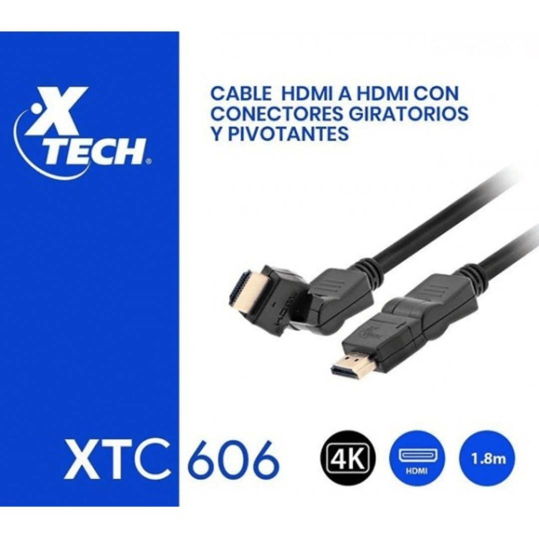 XTC-606 V Xtech - Video / audio cable - HDMI - pivot-swiv6ft XTC606