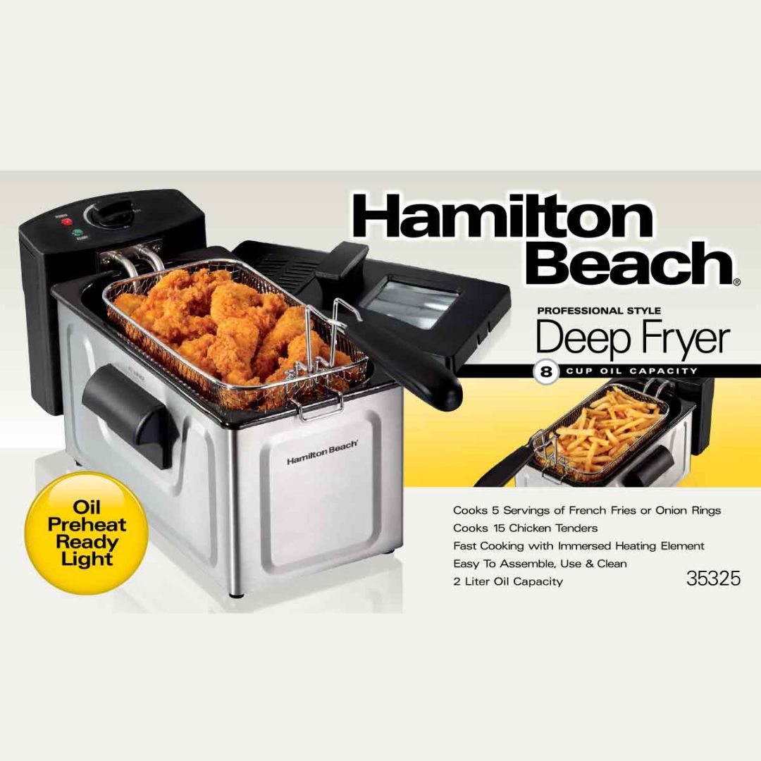 HAMILTON BEACH SINGLE DEEP FRYER 35325