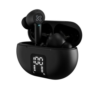 KTE-755BK Klip Xtreme - True wireless earphones - For Phone / For Portable electronics / For Tablet - Wireless - 22Hrs ANC Black
