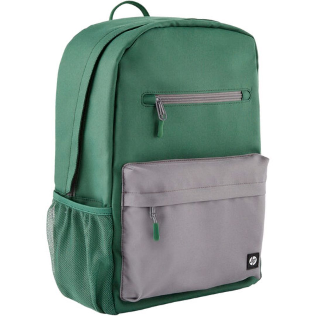 7J595AA HP - Campus - notebook carrying backpack - 15.6" - gray, green