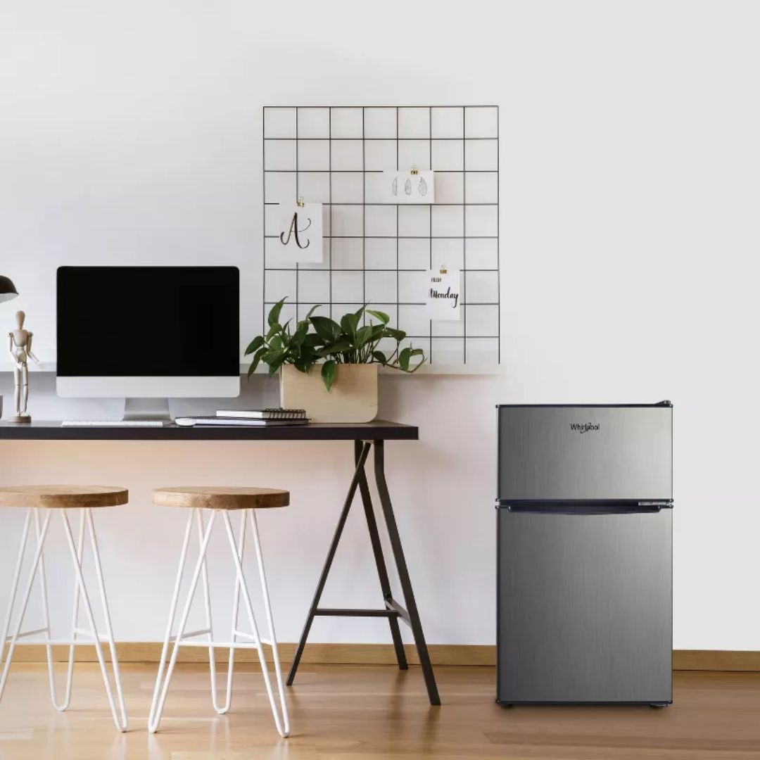 WHR31TS2E WHIRLPOOL 3.1 CU DOUBLE DOOR HOTEL FRIDGE
