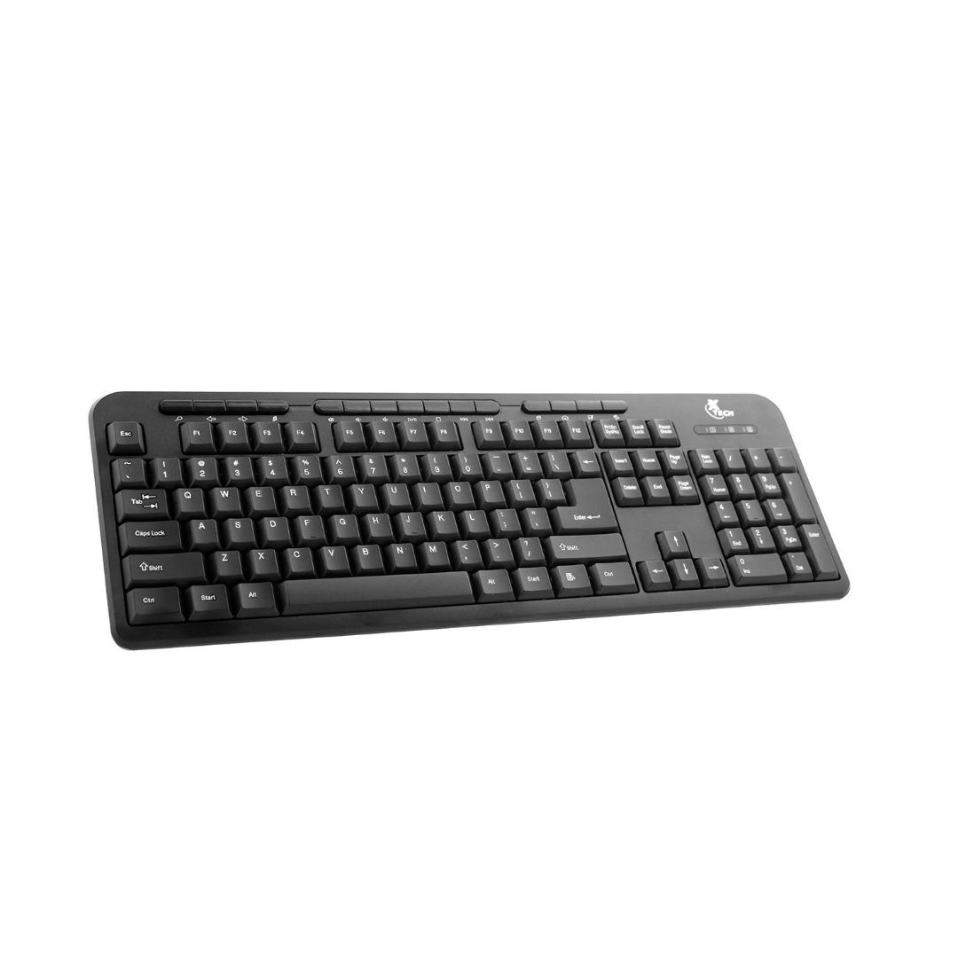 Xtech XTK-130E - Keyboard - USB - English - black