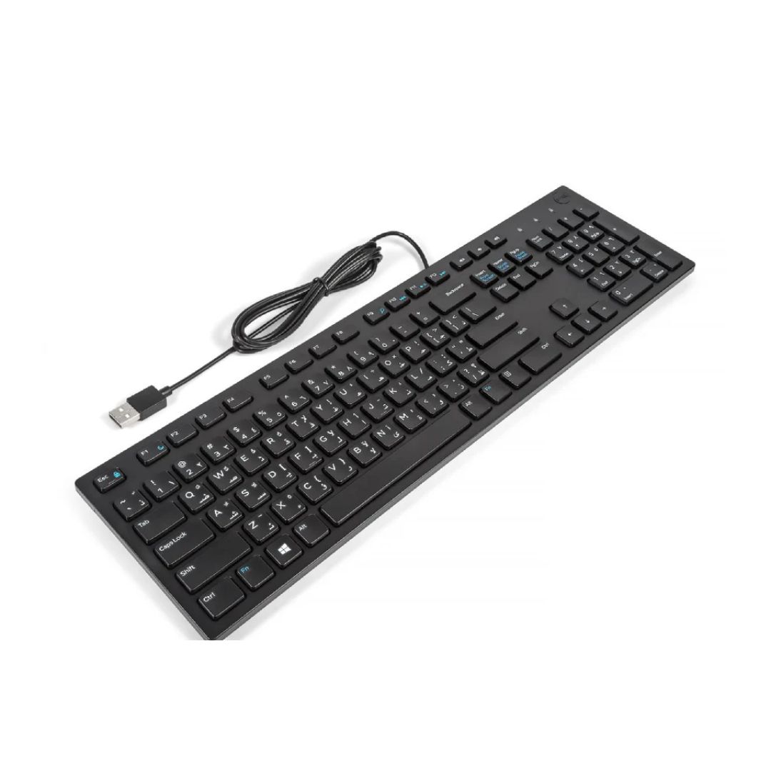 KB316-BK-US DELL ENGLISH KEYBOARD W/CABLE USB KB216