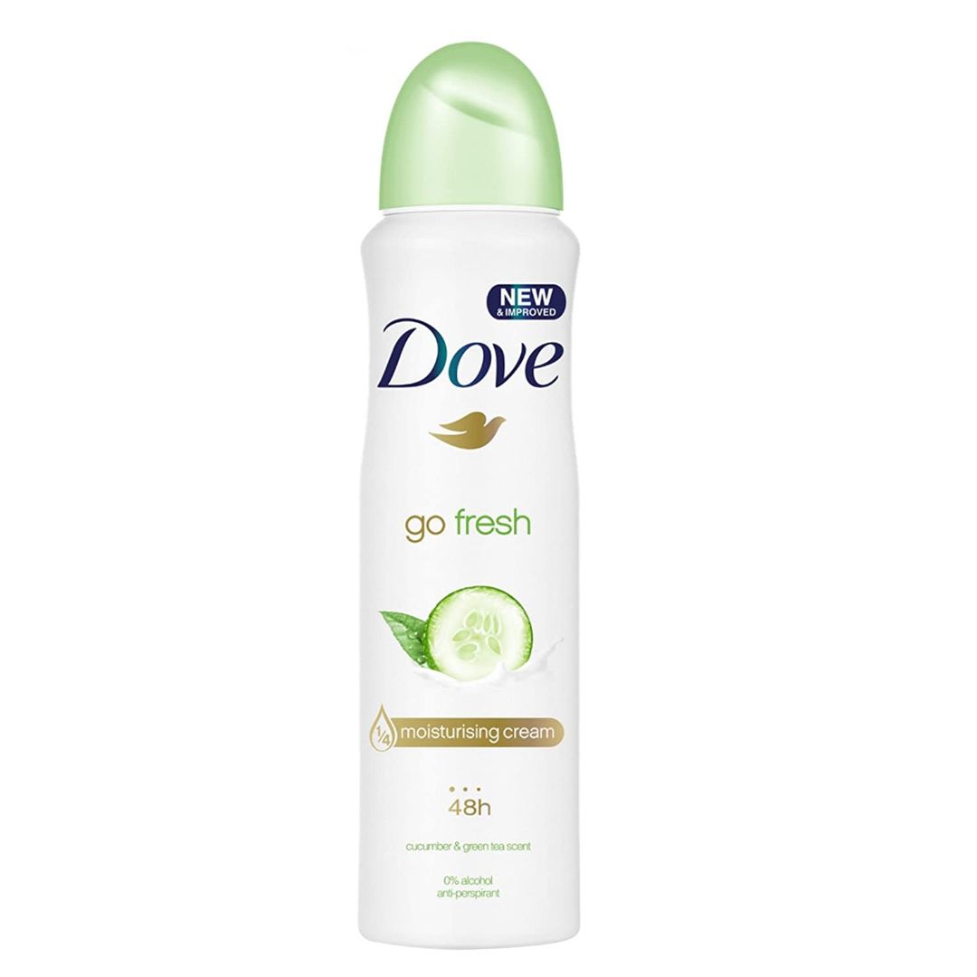 DOVE GO FRESH GREEN TEA SPRAY DEODERANT 150ML