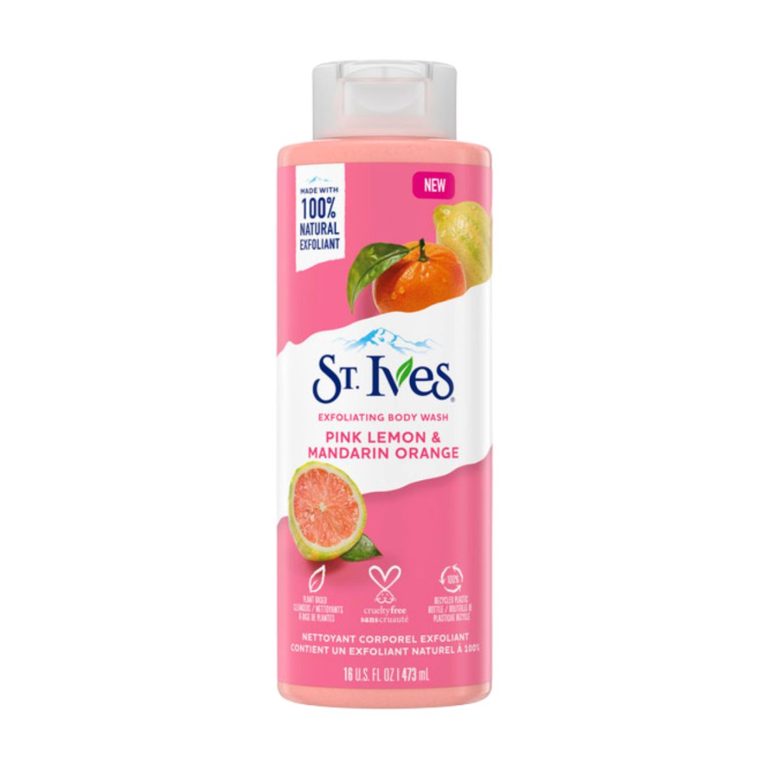 ST IVES PINK LEMON &amp; MANDRIN ORANGE BODY WASH