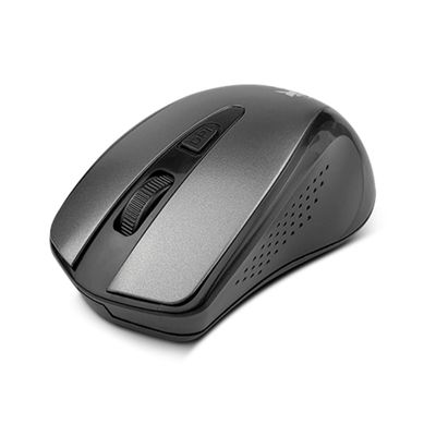 Xtech - XTM-315GY - Mouse - 2.4 GHz - Wireless - Aluminum gray - 4-button 1600dpi