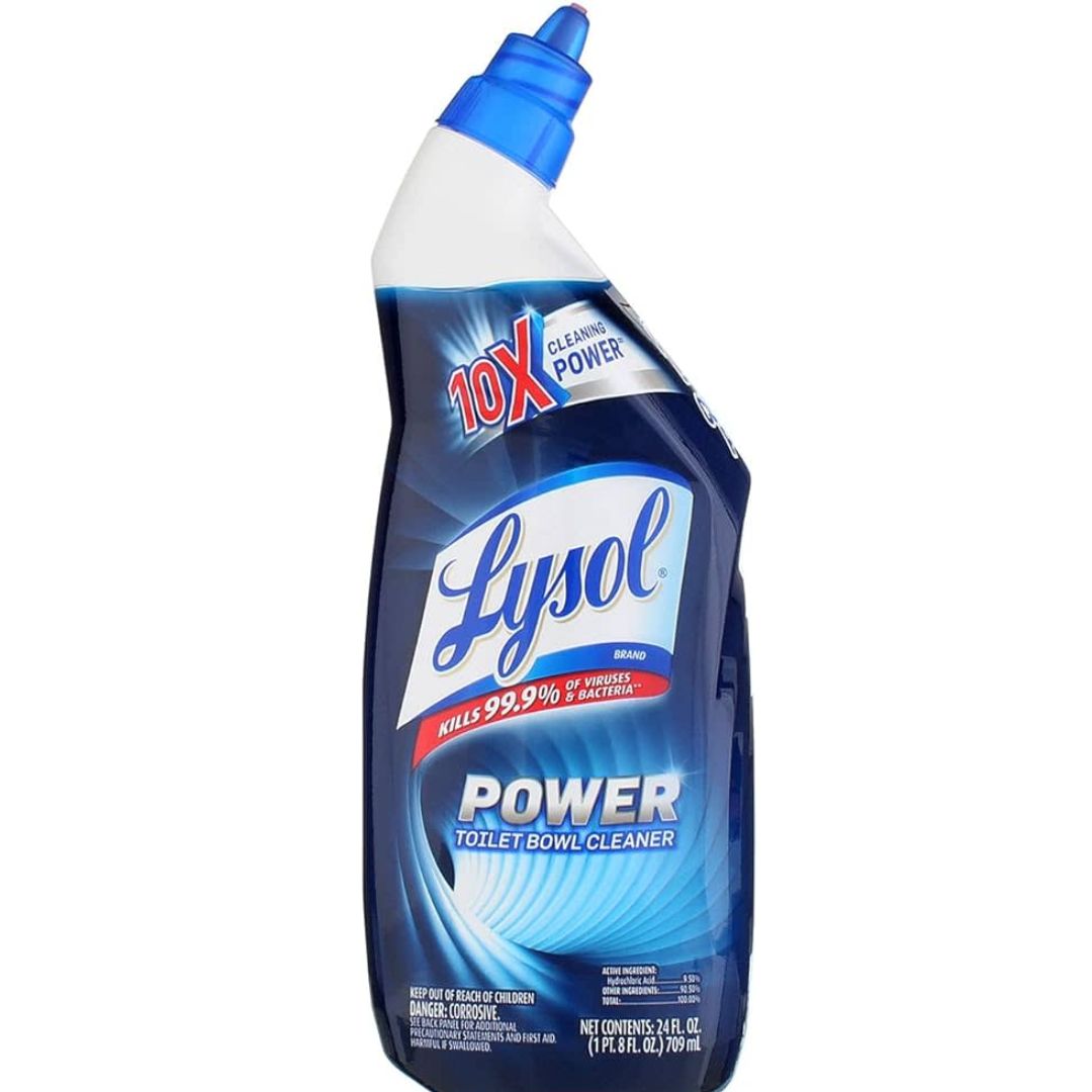 LYSOL POWER CLINGING GEL TOILET BOWL CLEANER 24FL. OZ. 709ML