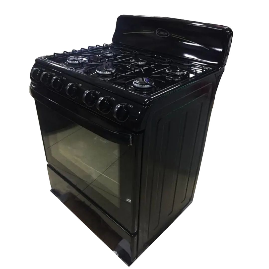 CETRON EC3030BAPN2 4B 6 BURNER STOVE BLACK