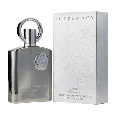 AFNAN SUPERMACY  SILVER MEN 3.4 FL OZ EDP