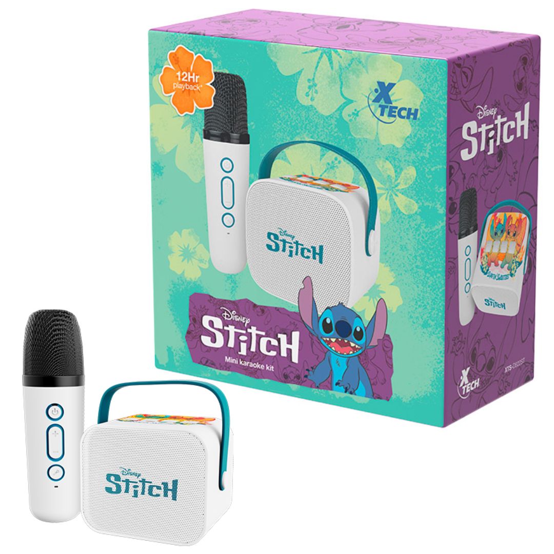 Xtech - Disney Stitch Mini Karaoke kit - XTS-D622ST - Portable speaker - Bluetooth 5.3