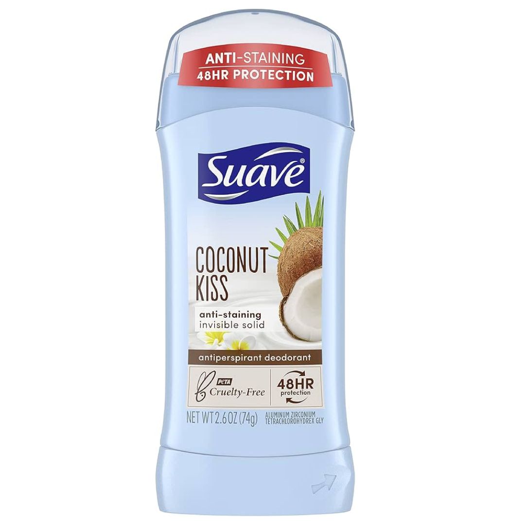 SUAVE COCONUT KISS LRG DEODORANT 2.6OZ