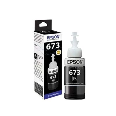 Epson T673 - Black - original - ink refill - for Epson L1800, L800, L805, L810, L850; EcoTank L1800