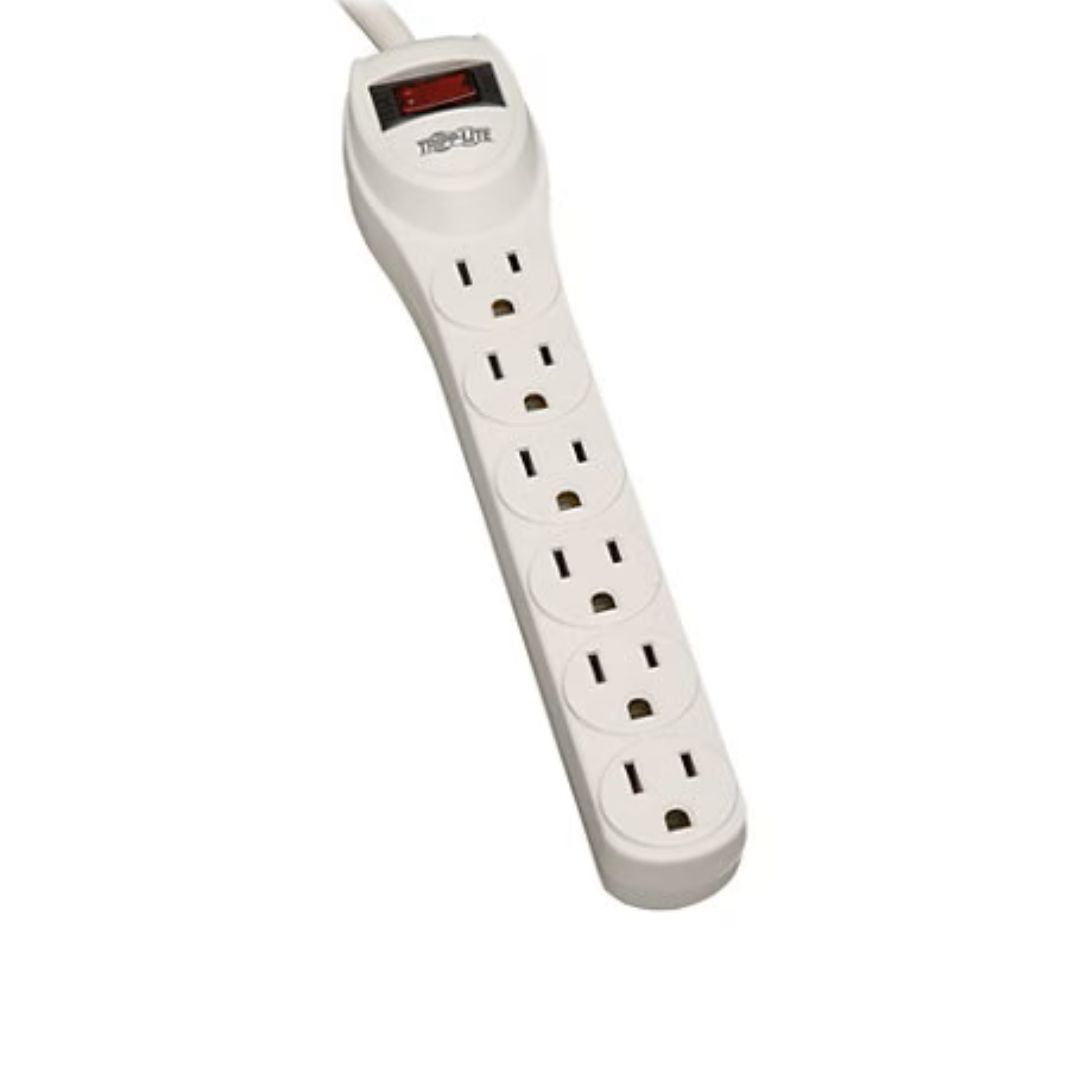 TLP602 Eaton Tripp Lite Series Surge Protector Power Strip 120V 6 Outlet 2&#39; Cord 180 Joule - Surge protector - AC 120 V - output connectors: 6 - for P/N: CLAMPUSBLK, CLAMPUSW