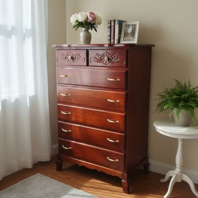 7 DRAW CHESTER DRAWER (BROWN)
