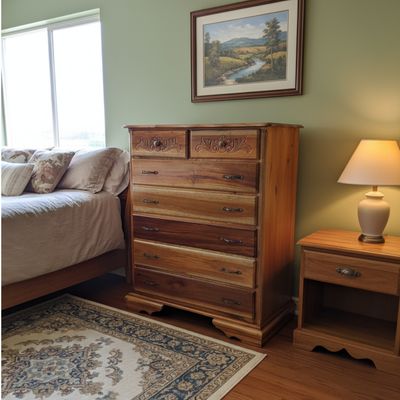 7 DRAWER CHESTER DRAWERS (CEDAR)