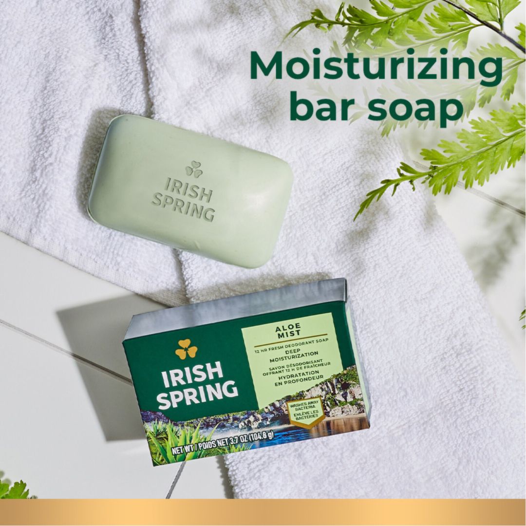 IRISH SPRING ALOE MIST BAR SOAP