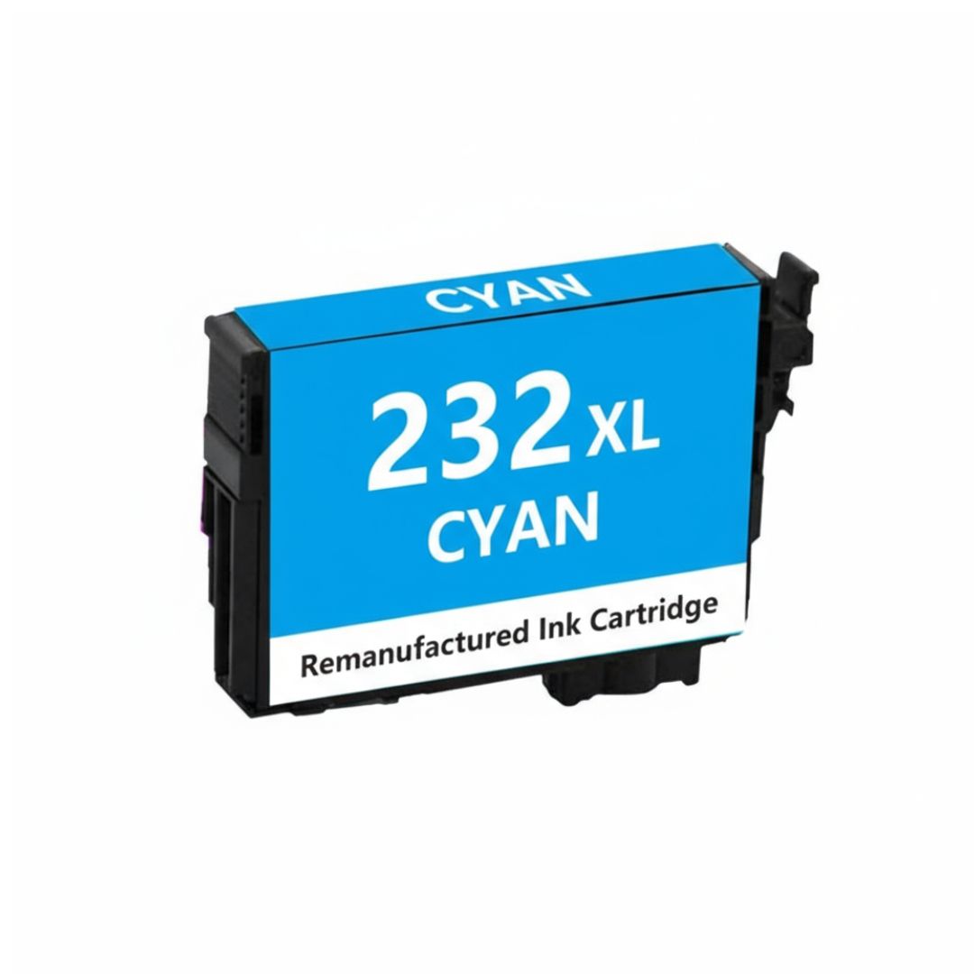 Epson 232XL Ink Cartridges Cyan (Remanufactured)