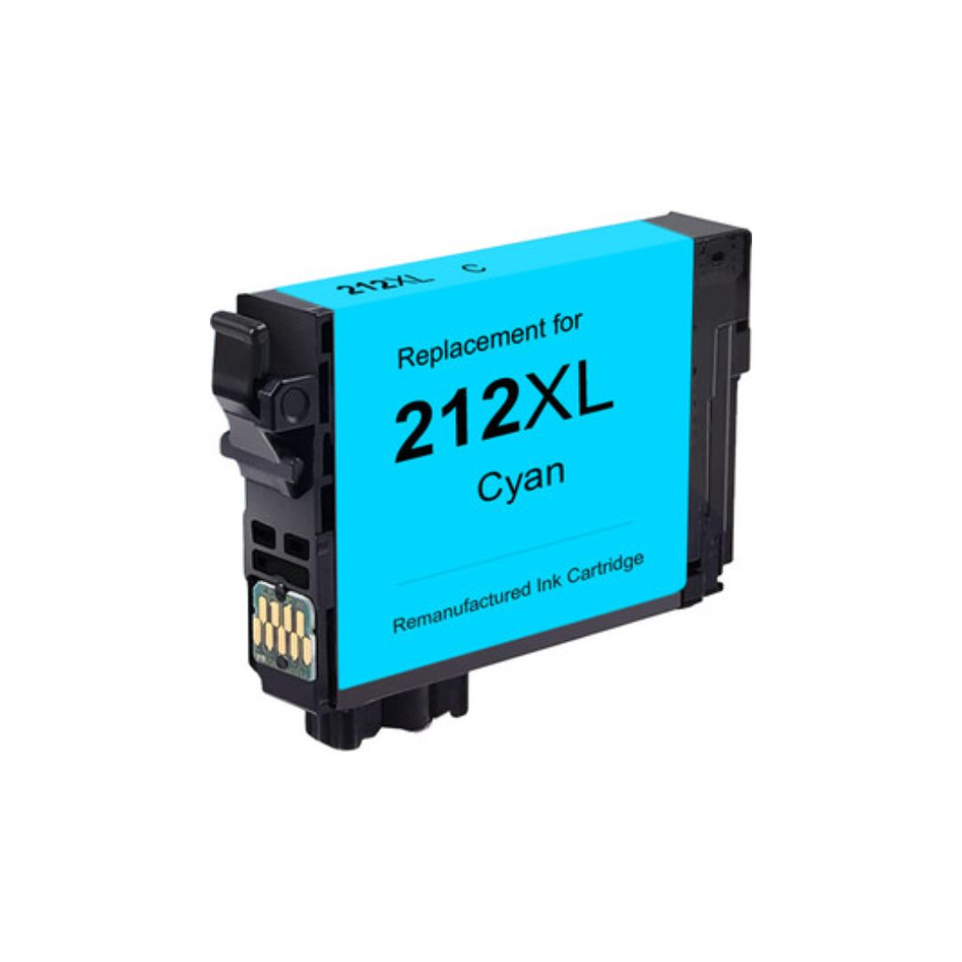 212XL Ink Cartridges Cyan (Remanufactured)