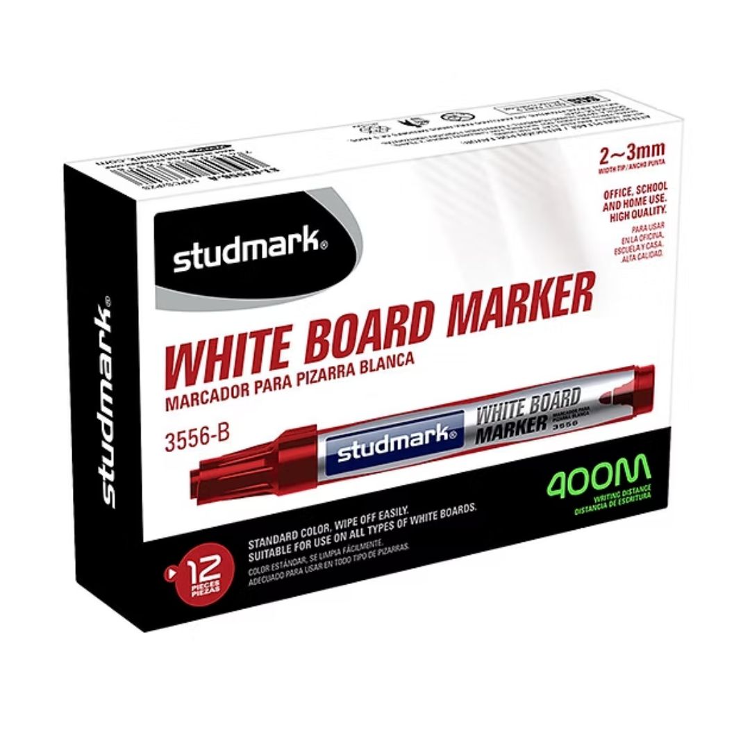 STUDMARK WHITE BOARD MAKER  3556-B RED