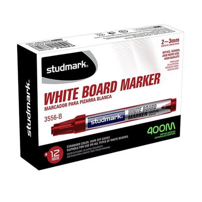STUDMARK WHITE BOARD MAKER  3556-B RED