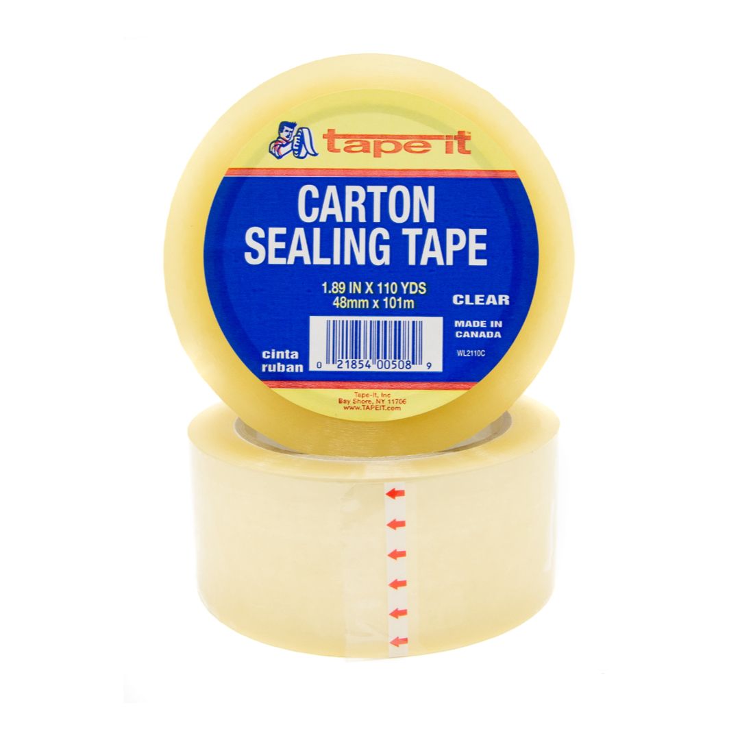 TAPE IT CARTON SEALING TAPE  1.89IN X 110YDS 48MM X 101M WL2110C