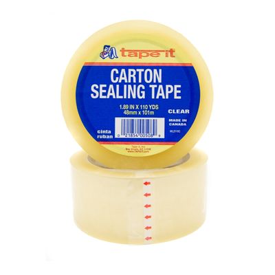 TAPE IT CARTON SEALING TAPE  1.89IN X 110YDS 48MM X 101M WL2110C