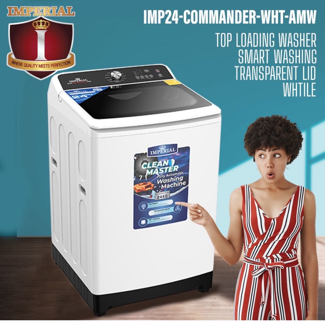 IMP24-COMMANDER-WHT-AMW IMPERIAL 24KG WASHER