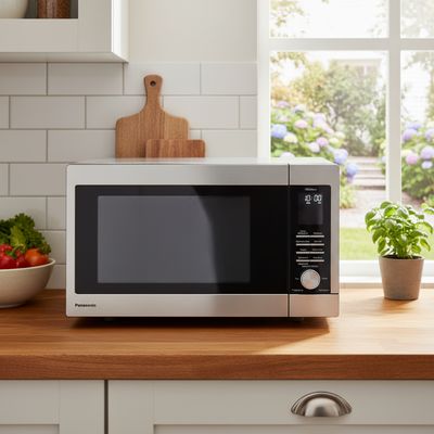 NN-CD66NS PANASONIC 1.3CU.FT. 37L MICROWAVE+AIR FRYER+BROILER (ORIGINAL BOX)