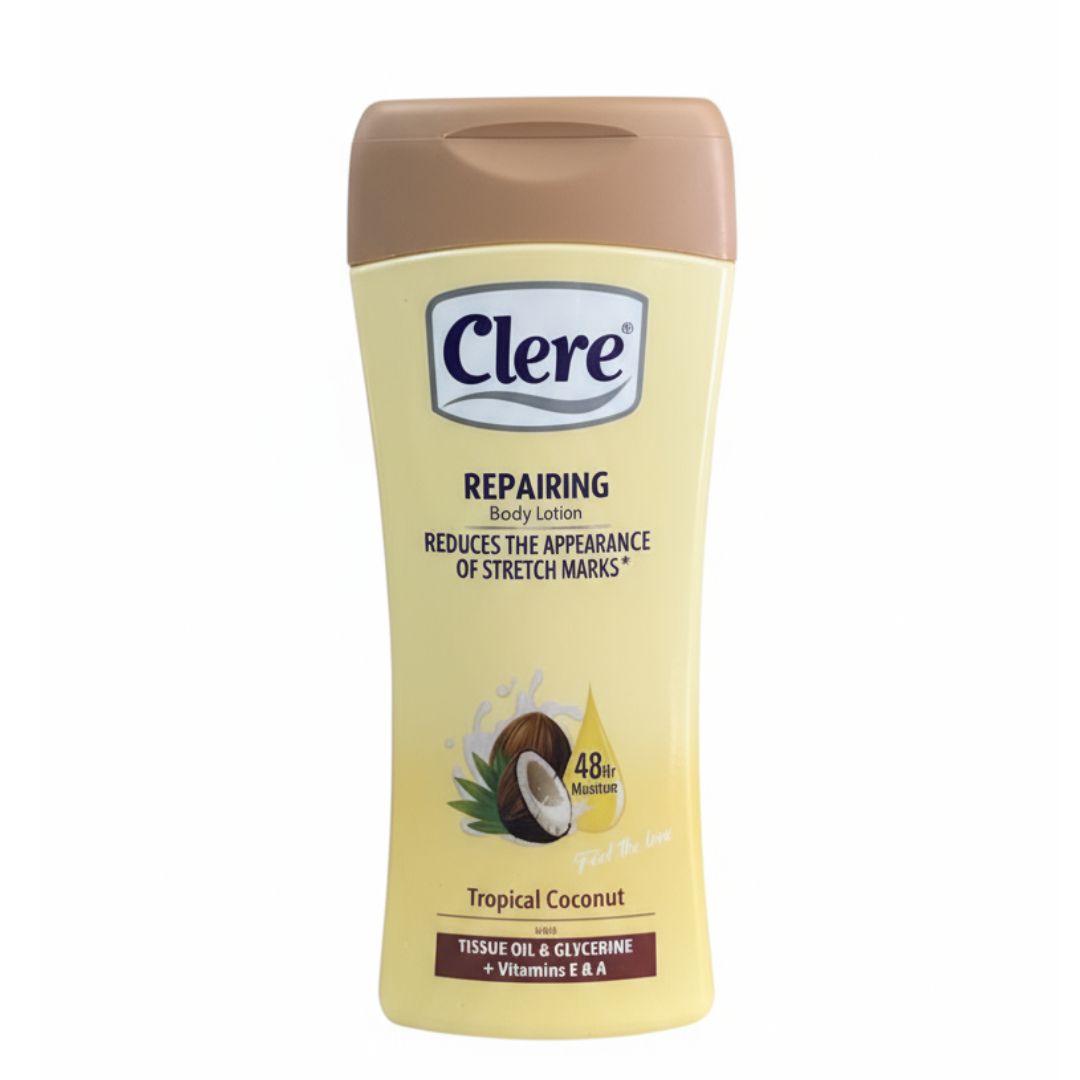 CLERE REPAIRING BODY LOTION TROPICAL COCONUT/ALOE 400ML