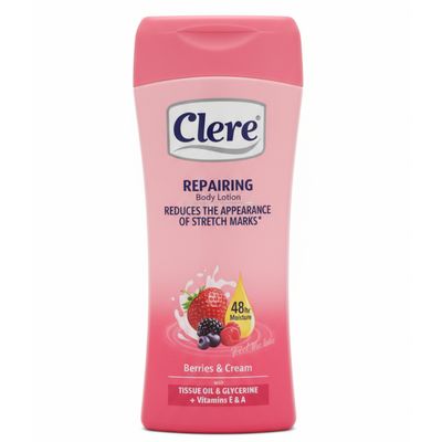 CLERE REPAIRING BODY LOTION BERRIES &amp; CREAM 400ML