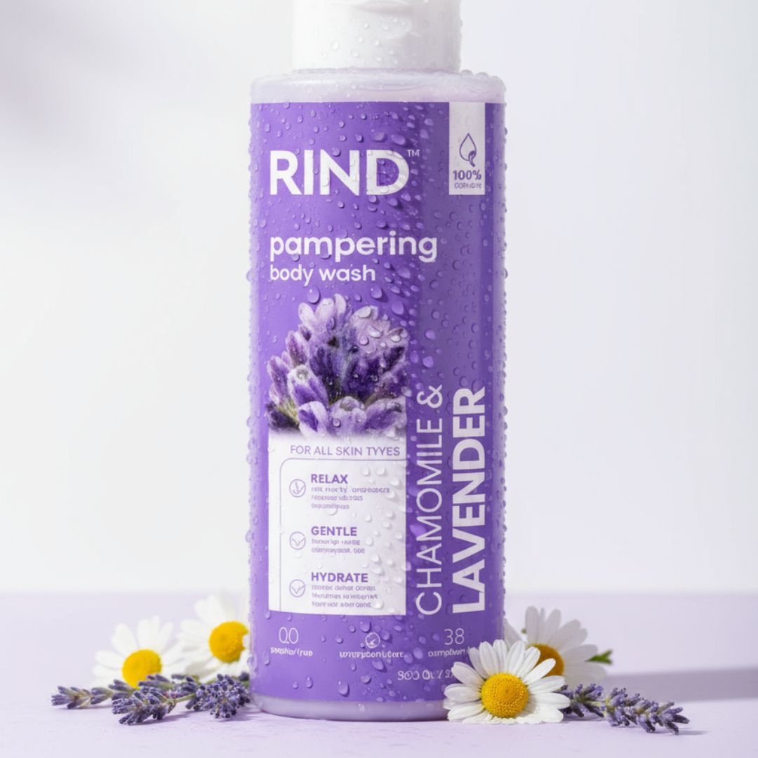 RIND PAMPERING  CHAMOMILE &amp; LAVENDER  BODY WASH
