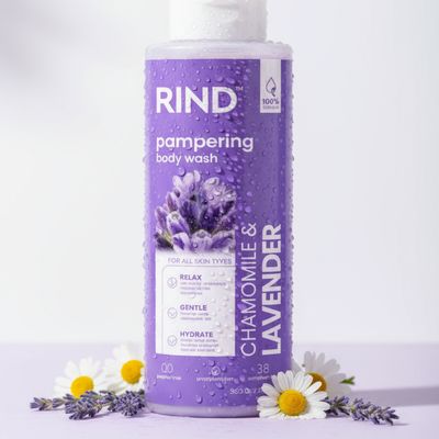RIND PAMPERING  CHAMOMILE &amp; LAVENDER  BODY WASH